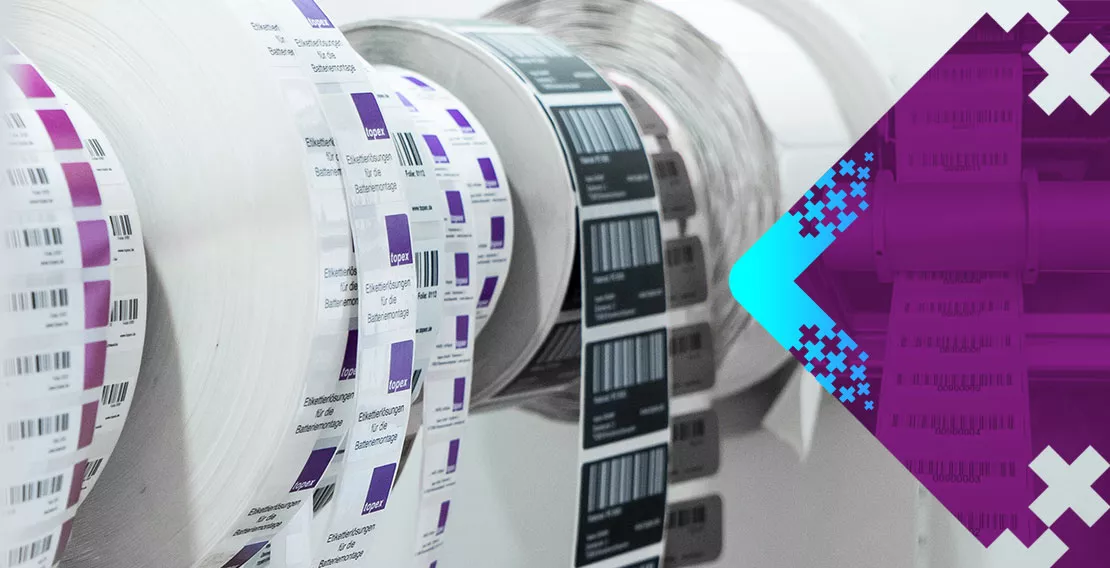 Labels and transfer foil